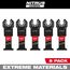NITRUS Carbide Extreme Materials Universal Fit OPEN-LOK Multi-Tool Blade (5 Pack), 49-25-1575