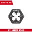 5/16" -18 NC 1" Hex Threading Die, 49-57-5342