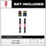 2 Piece SHOCKWAVE Impact Duty QUIK-CLEAR 2-in-1 Magnetic Nut Driver Set, 49-66-4565