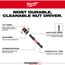 SHOCKWAVE Impact Duty 1/4" and 5/16" x 2-1/4" QUIK-CLEAR 2-in-1 Magnetic Nut Driver (Pack of 25)