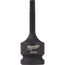 SHOCKWAVE Impact Duty Lineman's 1/2" 5mm Hex Bit Socket, 49-66-5145