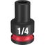 SHOCKWAVE Impact Duty 3/8" Drive 1/4" Standard 6 Point Socket, 49-66-6100