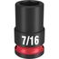 SHOCKWAVE Impact Duty 3/8" Drive 7/16" Standard 6 Point Socket, 49-66-6105