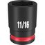 SHOCKWAVE Impact Duty 3/8" Drive 11/16" Standard 6 Point Socket, 49-66-6109
