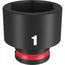 SHOCKWAVE Impact Duty 3/8" Drive 1" Standard 6 Point Socket, 49-66-6114