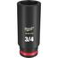 SHOCKWAVE Impact Duty 3/8" Drive 3/4" Deep 6 Point Socket, 49-66-6125