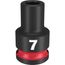 SHOCKWAVE Impact Duty 3/8" Drive 7MM Standard 6 Point Socket, 49-66-6131