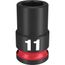 SHOCKWAVE Impact Duty 3/8" Drive 11MM Standard 6 Point Socket, 49-66-6135
