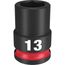 SHOCKWAVE Impact Duty 3/8" Drive 13MM Standard 6 Point Socket, 49-66-6137