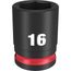 SHOCKWAVE Impact Duty 3/8" Drive 16MM Standard 6 Point Socket, 49-66-6140