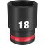 SHOCKWAVE Impact Duty 3/8" Drive 18MM Standard 6 Point Socket, 49-66-6142