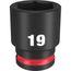 SHOCKWAVE Impact Duty 3/8" Drive 19MM Standard 6 Point Socket, 49-66-6143