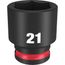 SHOCKWAVE Impact Duty 3/8" Drive 21MM Standard 6 Point Socket, 49-66-6144