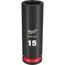 SHOCKWAVE Impact Duty 3/8" Drive 15MM Deep 6 Point Socket, 49-66-6157