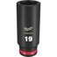 SHOCKWAVE Impact Duty 3/8" Drive 19MM Deep 6 Point Socket, 49-66-6161