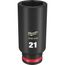 SHOCKWAVE Impact Duty 3/8" Drive 21MM Deep 6 Point Socket, 49-66-6162