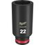 SHOCKWAVE Impact Duty 3/8" Drive 22MM Deep 6 Point Socket, 49-66-6163
