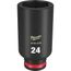 SHOCKWAVE Impact Duty 3/8" Drive 24MM Deep 6 Point Socket, 49-66-6165