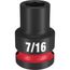 SHOCKWAVE Impact Duty 1/2" Drive 7/16" Standard 6 Point Socket, 49-66-6201