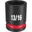 SHOCKWAVE Impact Duty 1/2" Drive 13/16" Standard 6 Point Socket, 49-66-6207