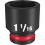 SHOCKWAVE Impact Duty 1/2" Drive 1-1/16" Standard 6 Point Socket, 49-66-6211