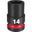 SHOCKWAVE Impact Duty 1/2" Drive 14MM Standard 6 Point Socket, 49-66-6246