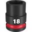 SHOCKWAVE Impact Duty 1/2" Drive 18MM Standard 6 Point Socket, 49-66-6250