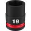 SHOCKWAVE Impact Duty 1/2" Drive 19MM Standard 6 Point Socket, 49-66-6251