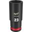 SHOCKWAVE Impact Duty 1/2" Drive 23MM Deep 6 Point Socket, 49-66-6284