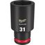 SHOCKWAVE Impact Duty 1/2" Drive 31MM Deep 6 Point Socket, 49-66-6292