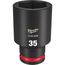 SHOCKWAVE Impact Duty 1/2" Drive 35MM Deep 6 Point Socket, 49-66-6296