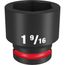 SHOCKWAVE Impact Duty 3/4" Drive 1-9/16" Standard 6 Point Socket, 49-66-6316