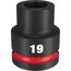 SHOCKWAVE Impact Duty 3/4" Drive 19MM Standard 6 Point Socket, 49-66-6357