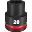 SHOCKWAVE Impact Duty 3/4" Drive 20MM Standard 6 Point Socket, 49-66-6358