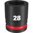 SHOCKWAVE Impact Duty 3/4" Drive 28MM Standard 6 Point Socket, 49-66-6366