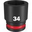 SHOCKWAVE Impact Duty 3/4" Drive 34MM Standard 6 Point Socket, 49-66-6372