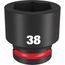 SHOCKWAVE Impact Duty 3/4" Drive 38MM Standard 6 Point Socket, 49-66-6376