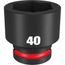 SHOCKWAVE Impact Duty 3/4" Drive 40MM Standard 6 Point Socket, 49-66-6378