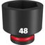SHOCKWAVE Impact Duty 3/4" Drive 48MM Standard 6 Point Socket, 49-66-6386