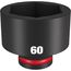 SHOCKWAVE Impact Duty 3/4" Drive 60MM Standard 6 Point Socket, 49-66-6392