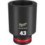 SHOCKWAVE Impact Duty 3/4" Drive 43MM Deep 6 Point Socket, 49-66-6418