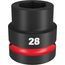 SHOCKWAVE Impact Duty 1" Drive 28MM Standard 6 Point Socket, 49-66-6593