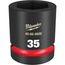 SHOCKWAVE Impact Duty 1" Drive 35MM Standard 6 Point Socket, 49-66-6600