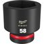 SHOCKWAVE Impact Duty 1" Drive 58MM Standard 6 Point Socket, 49-66-6612