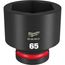 SHOCKWAVE Impact Duty 1" Drive 65MM Standard 6 Point Socket, 49-66-6614