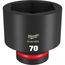SHOCKWAVE Impact Duty 1" Drive 70MM Standard 6 Point Socket, 49-66-6616