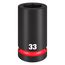 SHOCKWAVE Impact Duty 1" Drive 33mm Deep 6 Point Socket, 49-66-6627