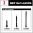 3 Piece SHOCKWAVE Impact Duty 3/8" Drive Extension Set, 49-66-6714