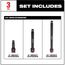 3 Piece SHOCKWAVE Impact Duty 1/2" Drive Extension Set, 49-66-6715
