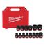 14 Piece SHOCKWAVE Impact Duty 1/2" Drive Metric Standard 6 Point Socket Set, 49-66-7013